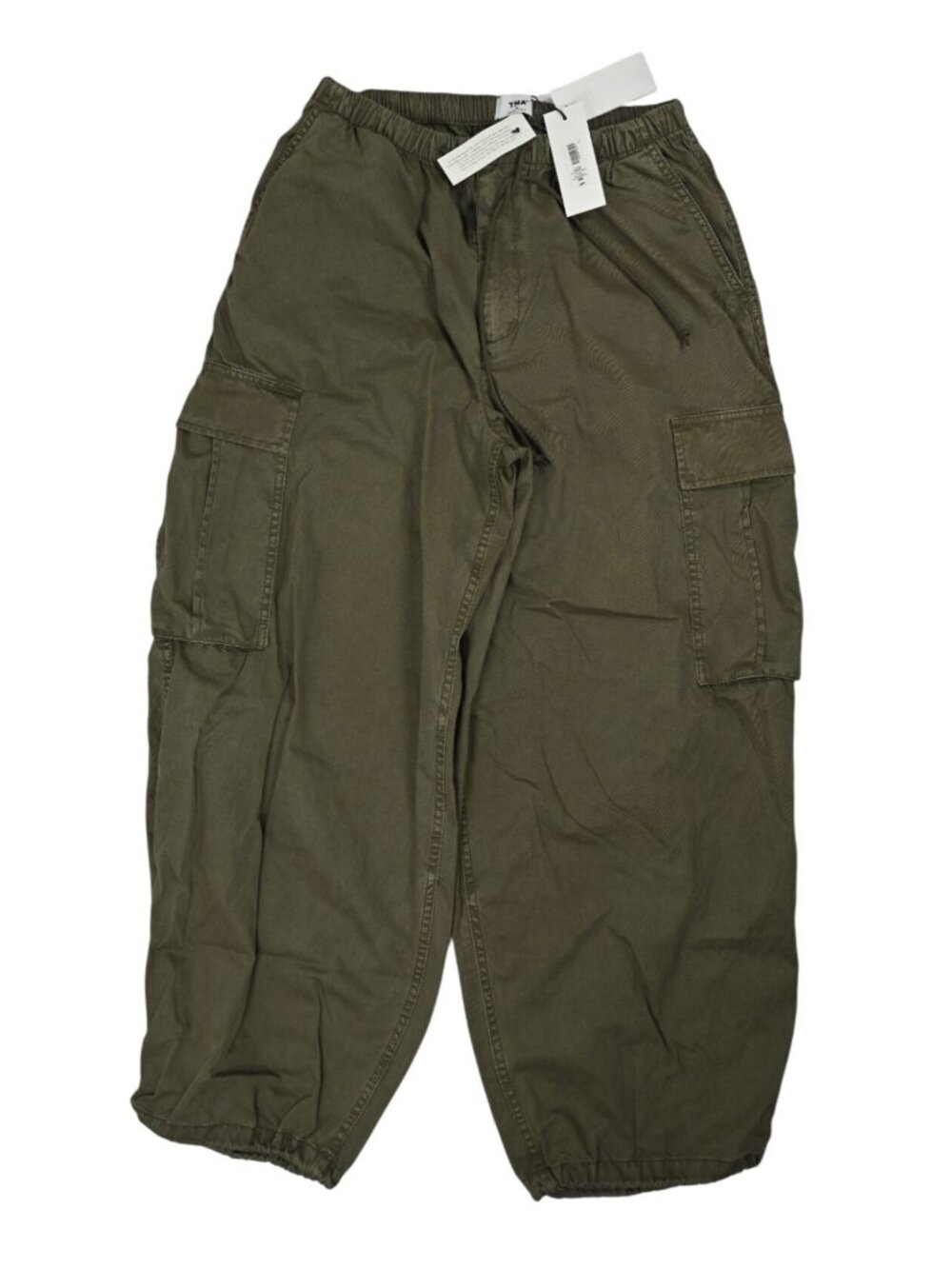 Aritzia TNA Upshift Lived-In Pants in Balsam Green